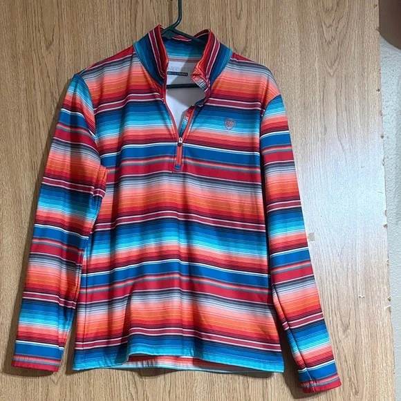 Ariat Colorful Striped Pullover - Picture 1 of 8